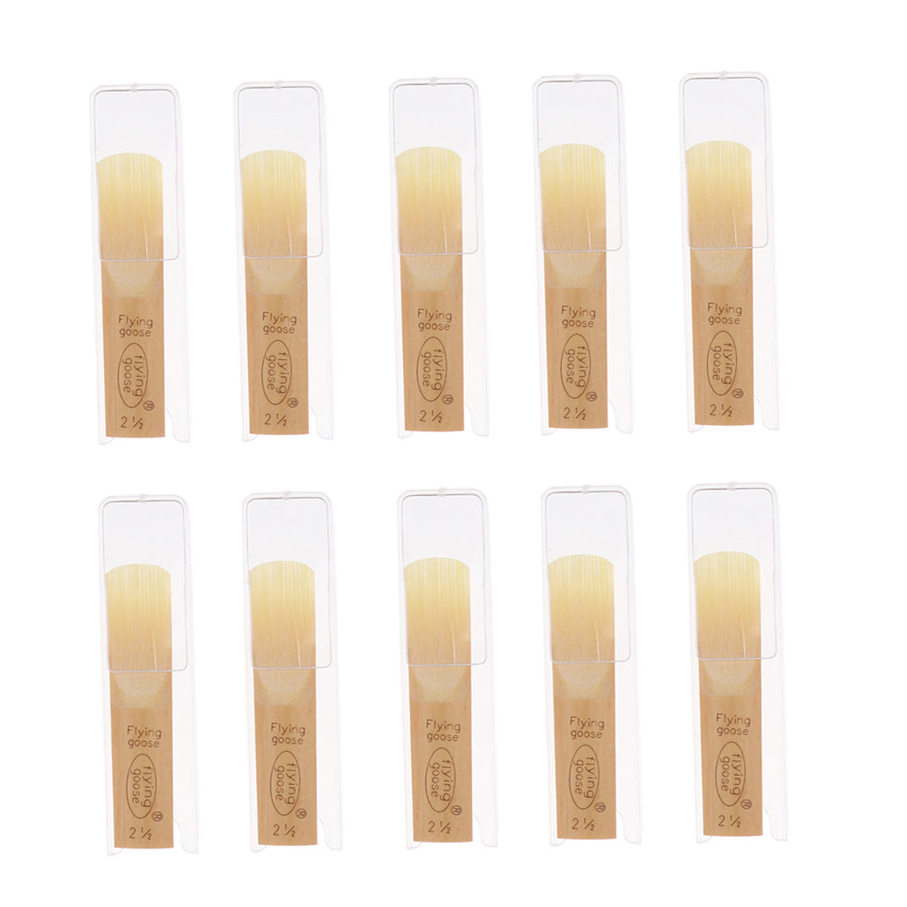 Soprano Saxophone Reeds Box of 10 Quality Saxophone Reeds for Sax Lovers 2.5