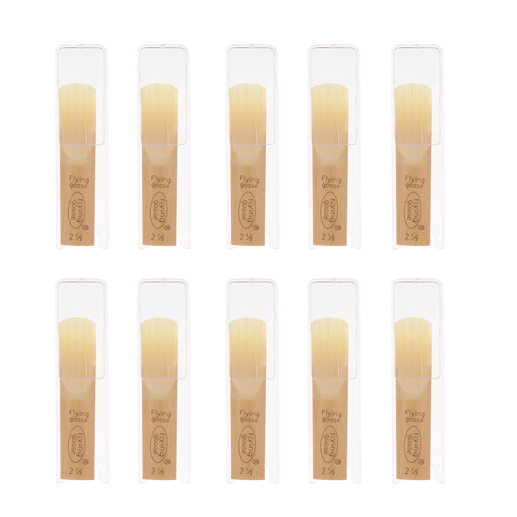 Soprano Saxophone Reeds Box of 10 Quality Saxophone Reeds for Sax Lovers 2.5