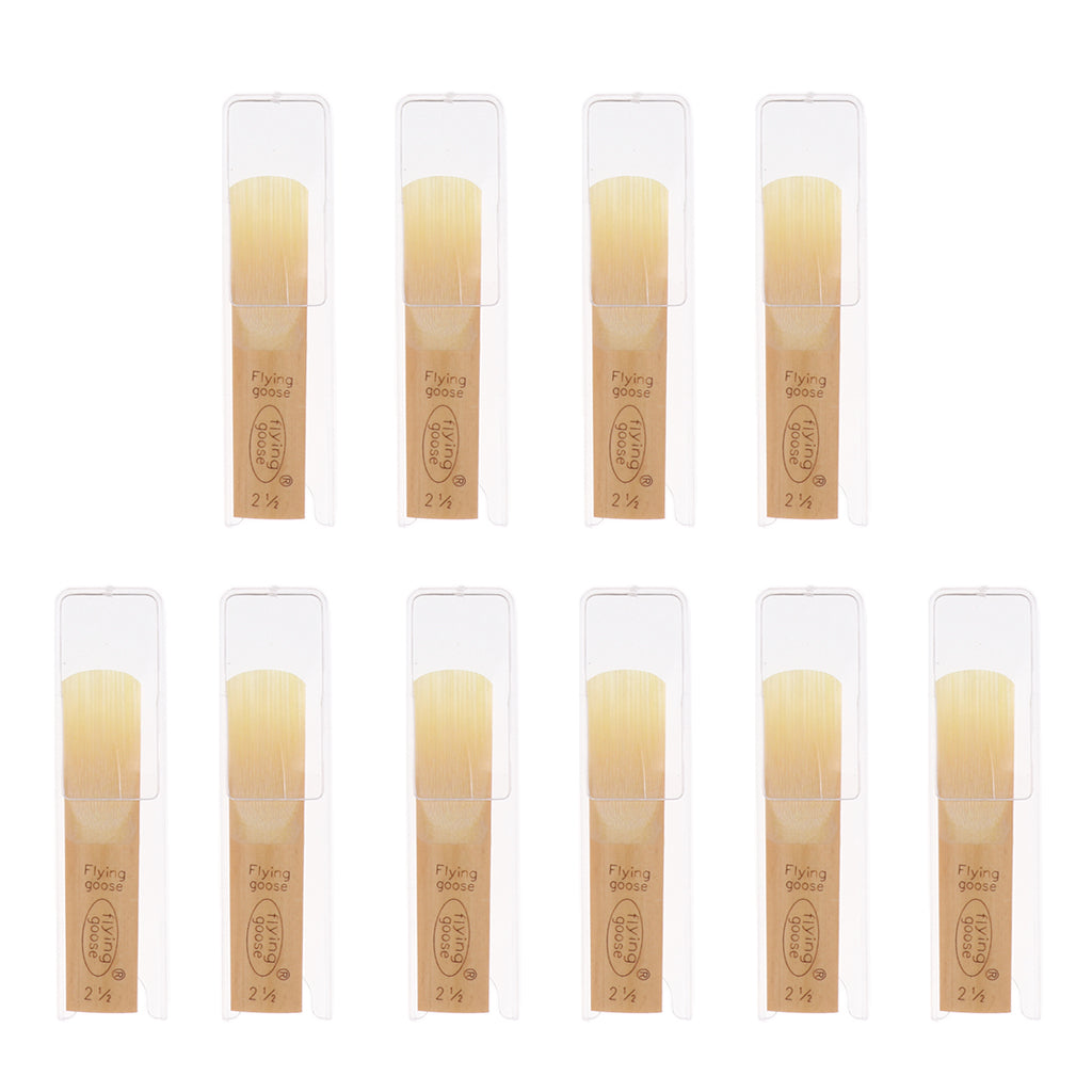 Soprano Saxophone Reeds Box of 10 Quality Saxophone Reeds for Sax Lovers 2.5