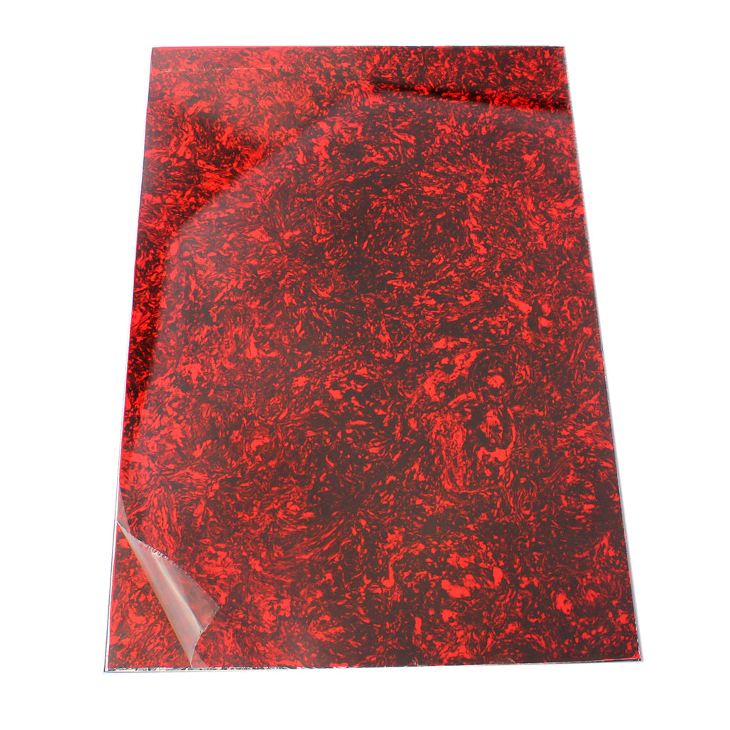 Guitar Pickguard Material Scratch Plate Blank Sheet Red Lava