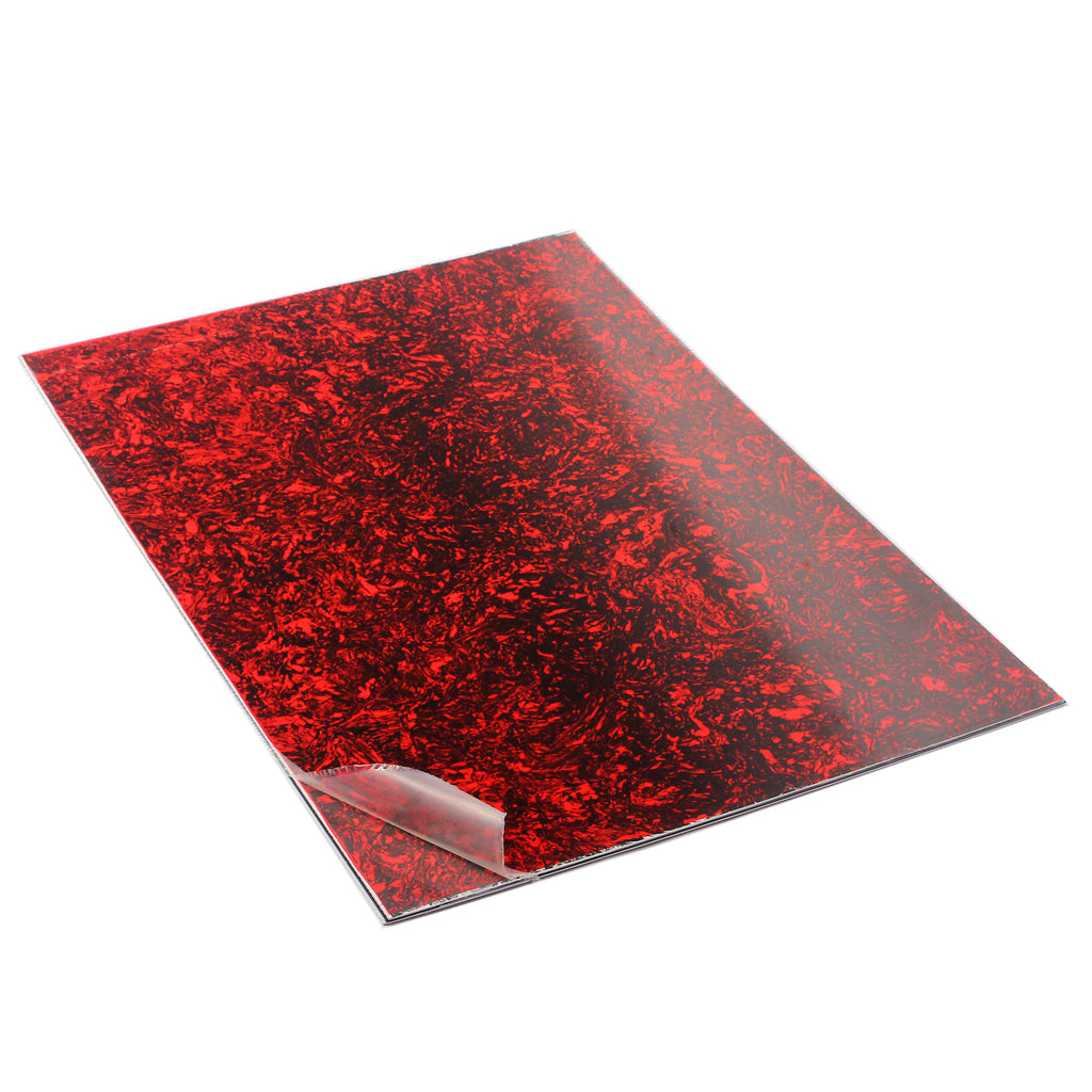 Guitar Pickguard Material Scratch Plate Blank Sheet Red Lava