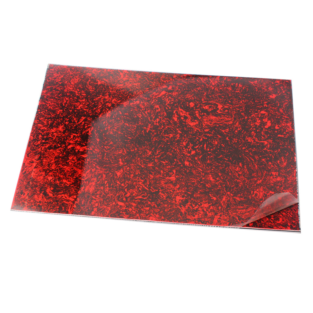 Guitar Pickguard Material Scratch Plate Blank Sheet Red Lava