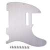 1ply Anti-scratch Pickguard Scratch Plate with Screws for Fender Tele Silver