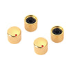 4 Pieces Electric Guitar Knob Screw Fixing Tone Volume Knobs Golden