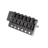 6 String Flat Saddle Tremolo Bridge System for FD ST Electric Guitar  Black