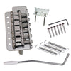 6 String Flat Saddle Tremolo Bridge System for FD ST Electric Guitar  Silver