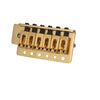 6 String Flat Saddle Tremolo Bridge System for FD ST Electric Guitar  Gold