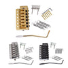 6 String Flat Saddle Tremolo Bridge System for FD ST Electric Guitar  Gold