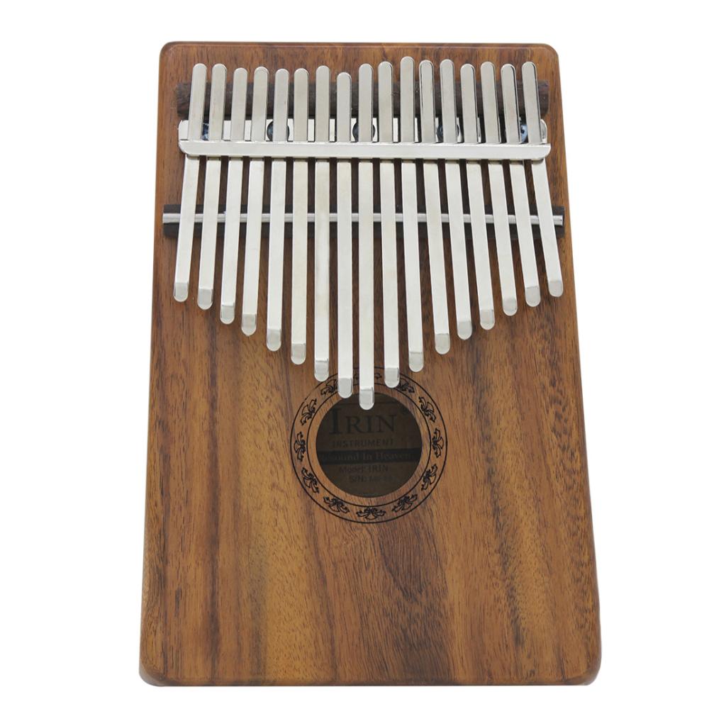 1 Set 17 Key Kalimba Mbira Finger Percussion Thumb Piano Wood Color