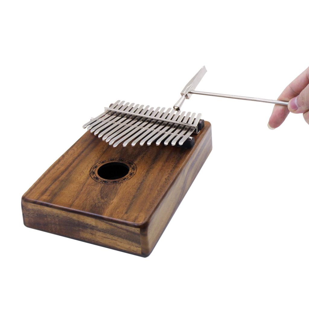 1 Set 17 Key Kalimba Mbira Finger Percussion Thumb Piano Wood Color