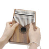 1 Set 17 Key Kalimba Mbira Finger Percussion Thumb Piano Wood Color