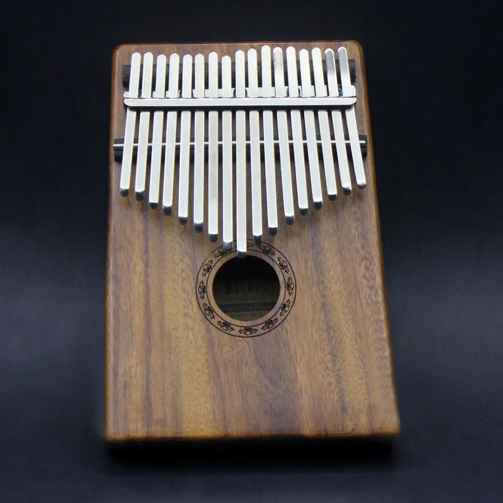 1 Set 17 Key Kalimba Mbira Finger Percussion Thumb Piano Wood Color