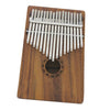 1 Set 17 Key Kalimba Mbira Finger Percussion Thumb Piano Wood Color