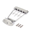 Chrome 4 String Trapeze Tailpiece for Archtop Jazz Bass Guitar Parts