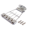 Chrome 4 String Trapeze Tailpiece for Archtop Jazz Bass Guitar Parts