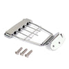 Chrome 4 String Trapeze Tailpiece for Archtop Jazz Bass Guitar Parts