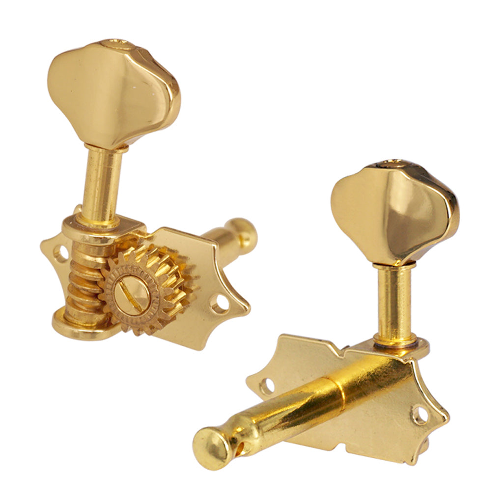 3L 3R Open Tuning Pegs Key Tuners Machine Heads Electric Guitar Parts Gold