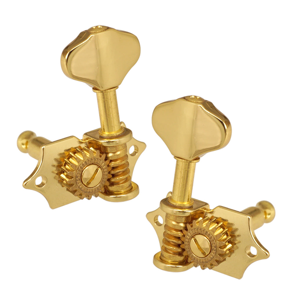 3L 3R Open Tuning Pegs Key Tuners Machine Heads Electric Guitar Parts Gold