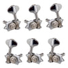 3L 3R Open Tuning Pegs Key Tuners Machine Heads Electric Guitar Parts Silver