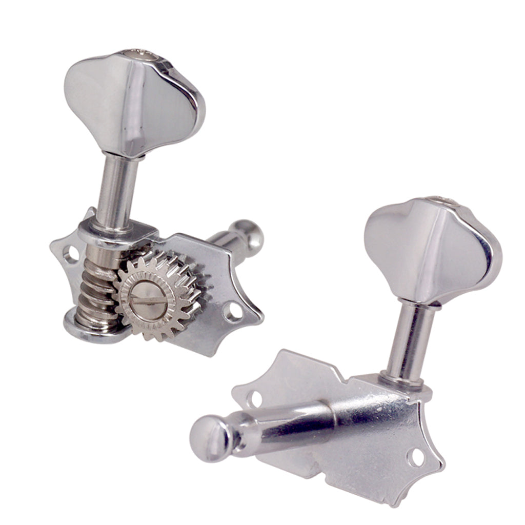 3L 3R Open Tuning Pegs Key Tuners Machine Heads Electric Guitar Parts Silver