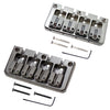 4 String Electric Bass Guitar Bridge with Wrench Screws Black