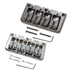 4 String Electric Bass Guitar Bridge with Wrench Screws Black