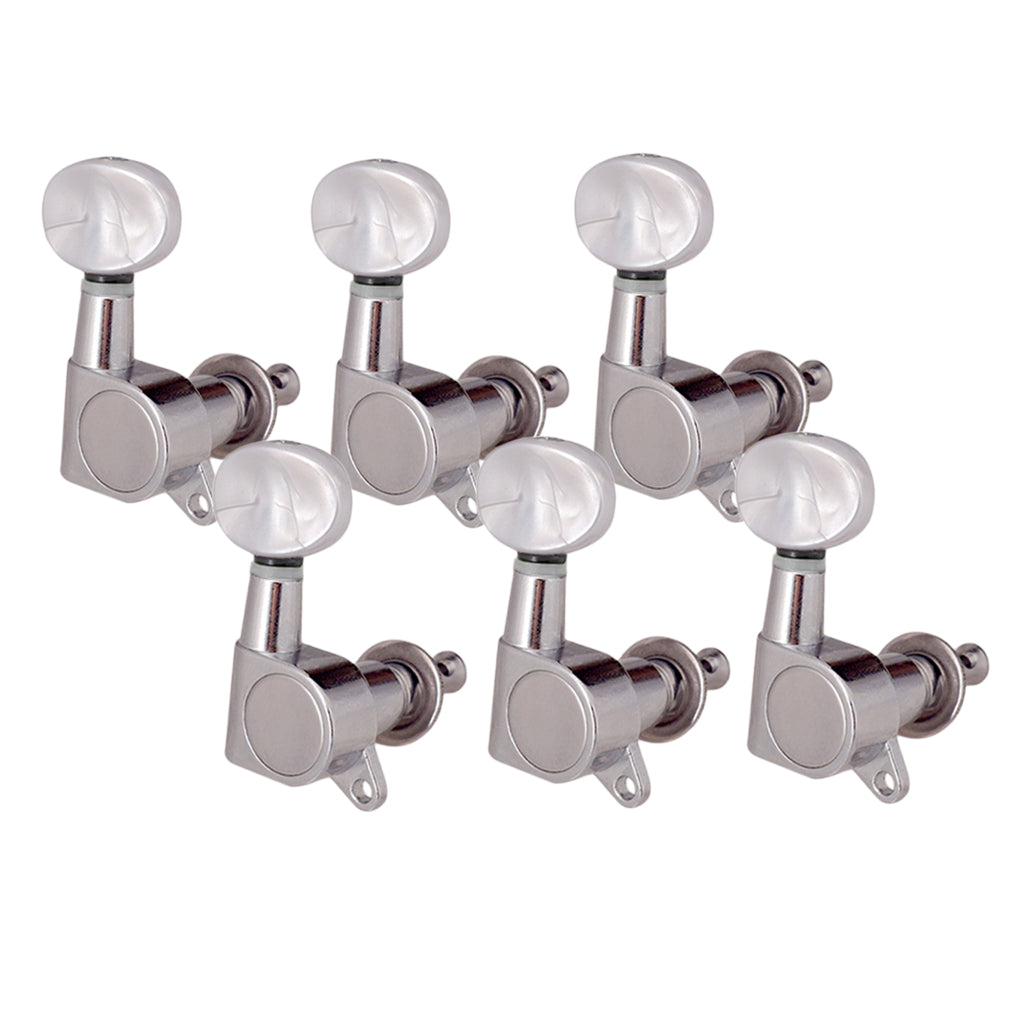 6pcs 6R Sealed Gear Guitar Tuning Pegs Tuners for Acoustic Electric Guitar