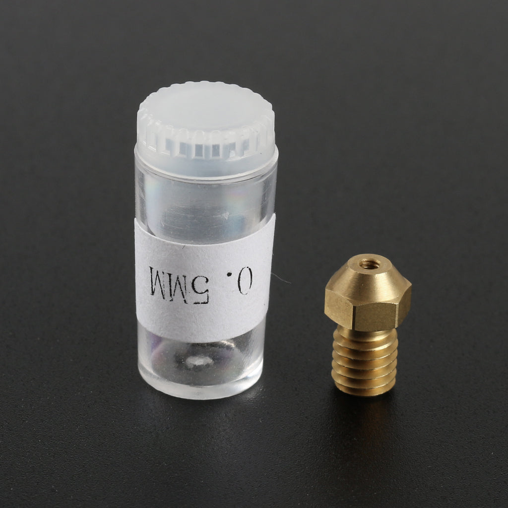 3D Printer Parts 0.2/0.3/0.5mm Brass Extruder Hotend Nozzle With Nozzles