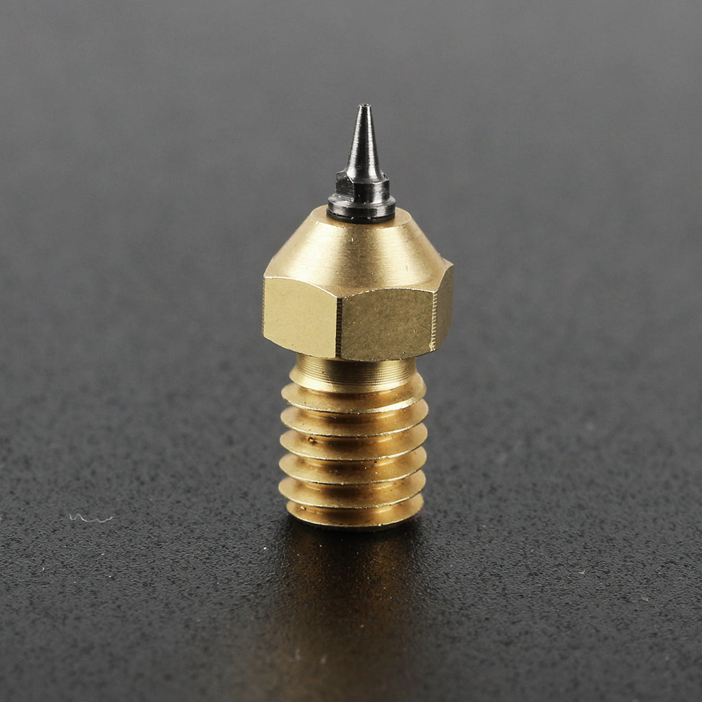 3D Printer Parts 0.2/0.3/0.5mm Brass Extruder Hotend Nozzle With Nozzles