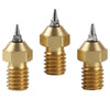 3D Printer Parts 0.2/0.3/0.5mm Brass Extruder Hotend Nozzle With Nozzles