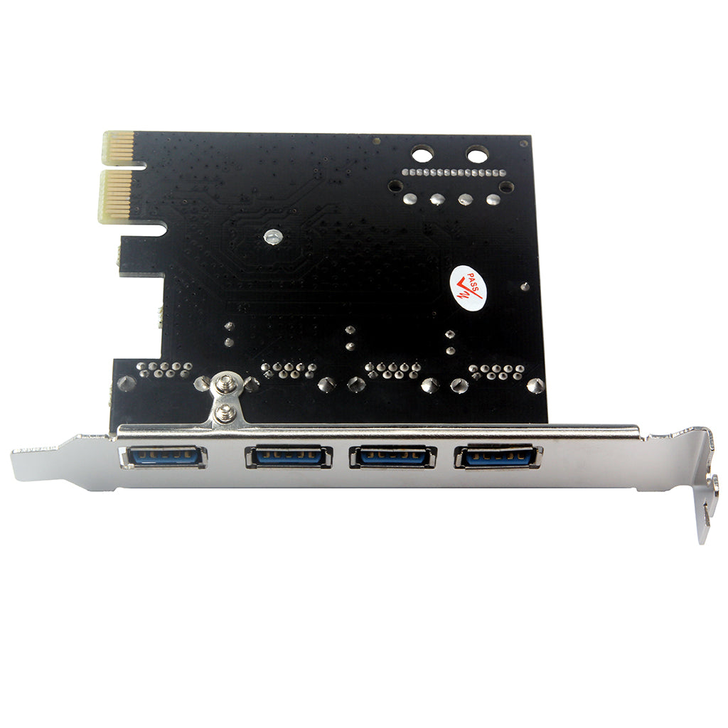 4 Port PCI-E to USB3.0 HUB PCI Express Expansion Card for Windows XP/7/8/10