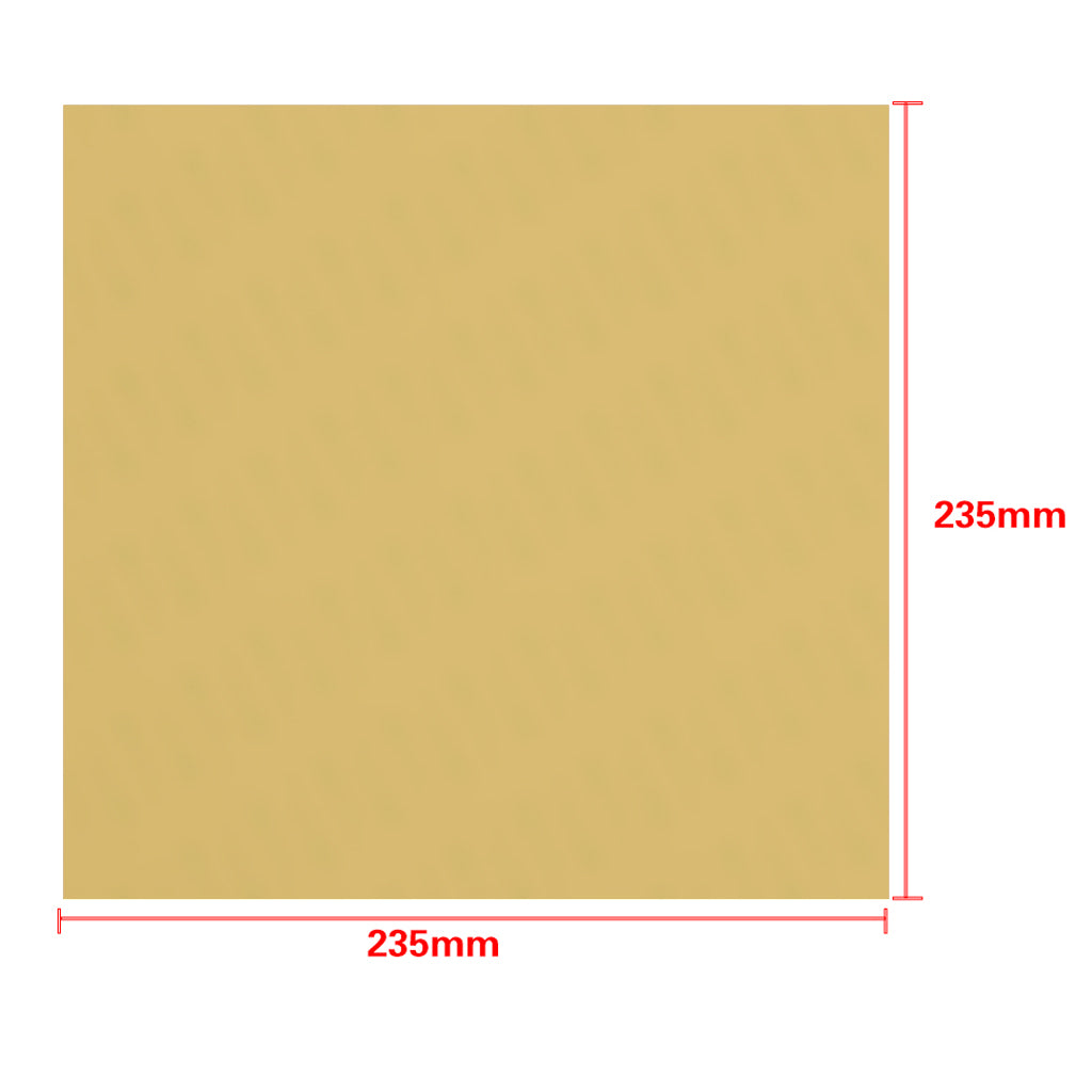 235x235mm PEI Sheet  3D Printer Base Build Surface with 3M 468MP Adhesive