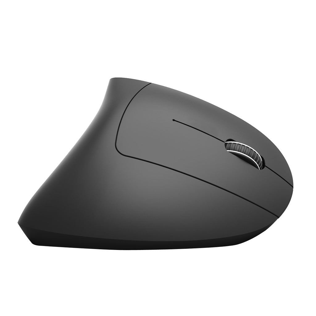 Bluetooth 3.0 Wireless Vertical Mouse with Adjustable Sensitivity Black