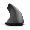 Bluetooth 3.0 Wireless Vertical Mouse with Adjustable Sensitivity Black