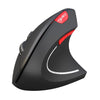 Bluetooth 3.0 Wireless Vertical Mouse with Adjustable Sensitivity Black