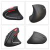 Bluetooth 3.0 Wireless Vertical Mouse with Adjustable Sensitivity Black