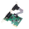 PCI-E 2 Port Serial Card 9PIN Female Port Adapter Converter