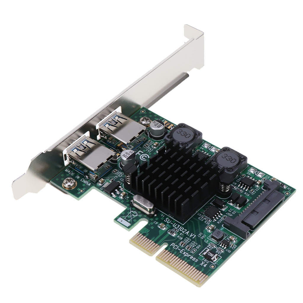 PCI-E to USB 3.0 2 Ports Expansion Card 10G Speed