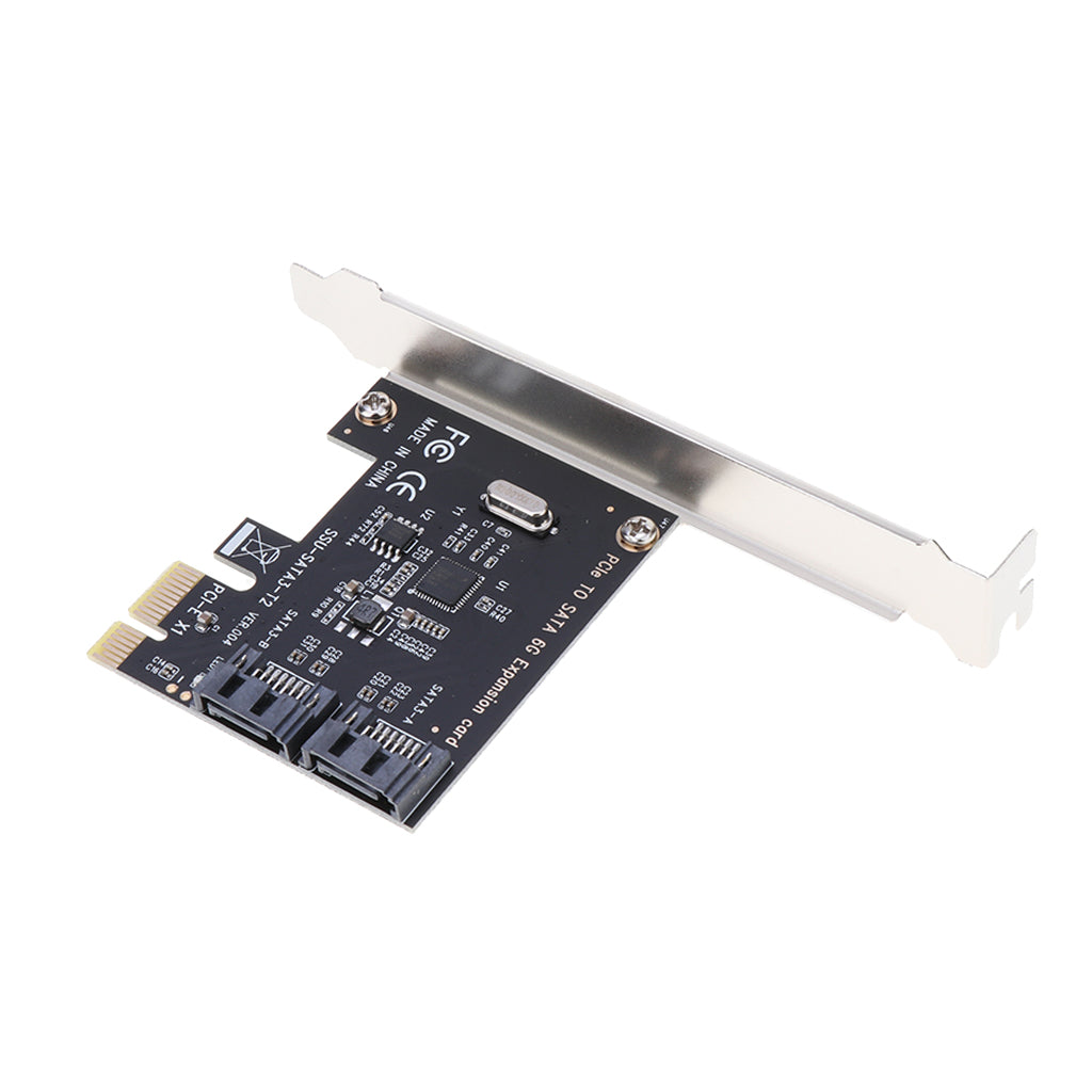 PCI Express to SATA3.0 2-Port SATA III Expansion Controller Adapter Card 6G