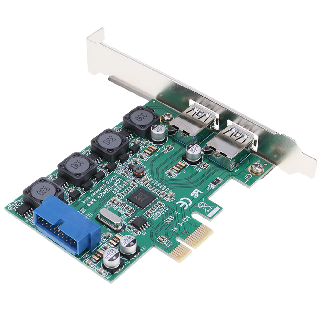 Desktop PCI-E to USB3.0 Extension Card Front 20pin Extension Card