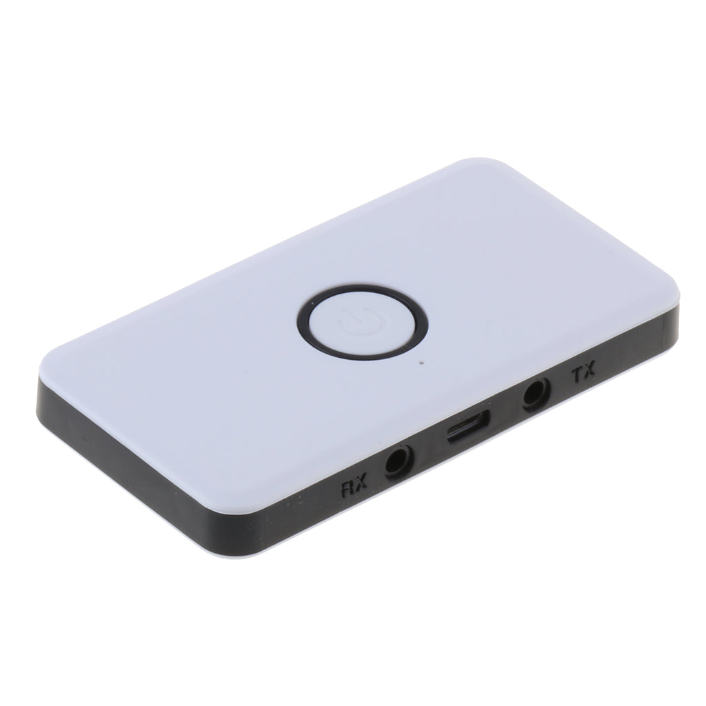 2 in 1 Bluetooth Audio Adapter Transmitter/Receiver with Micro USB White