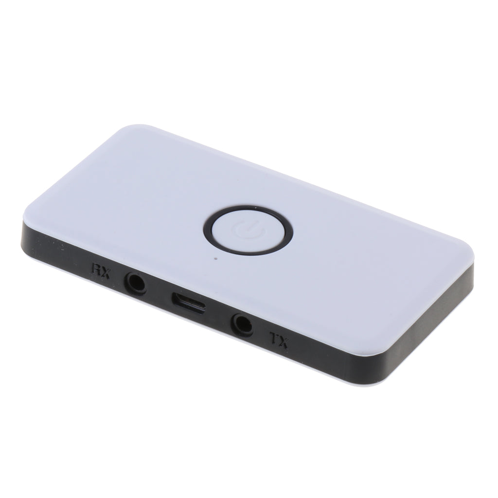 2 in 1 Bluetooth Audio Adapter Transmitter/Receiver with Micro USB White