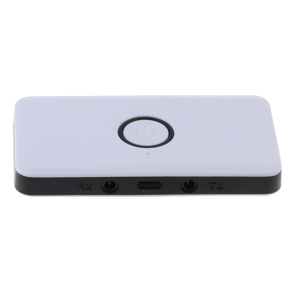 2 in 1 Bluetooth Audio Adapter Transmitter/Receiver with Micro USB White