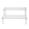 Cosmetics Storage Rack Figure Display Shelf Step Shelf Organizer 2-Tier