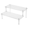 Cosmetics Storage Rack Figure Display Shelf Step Shelf Organizer 2-Tier