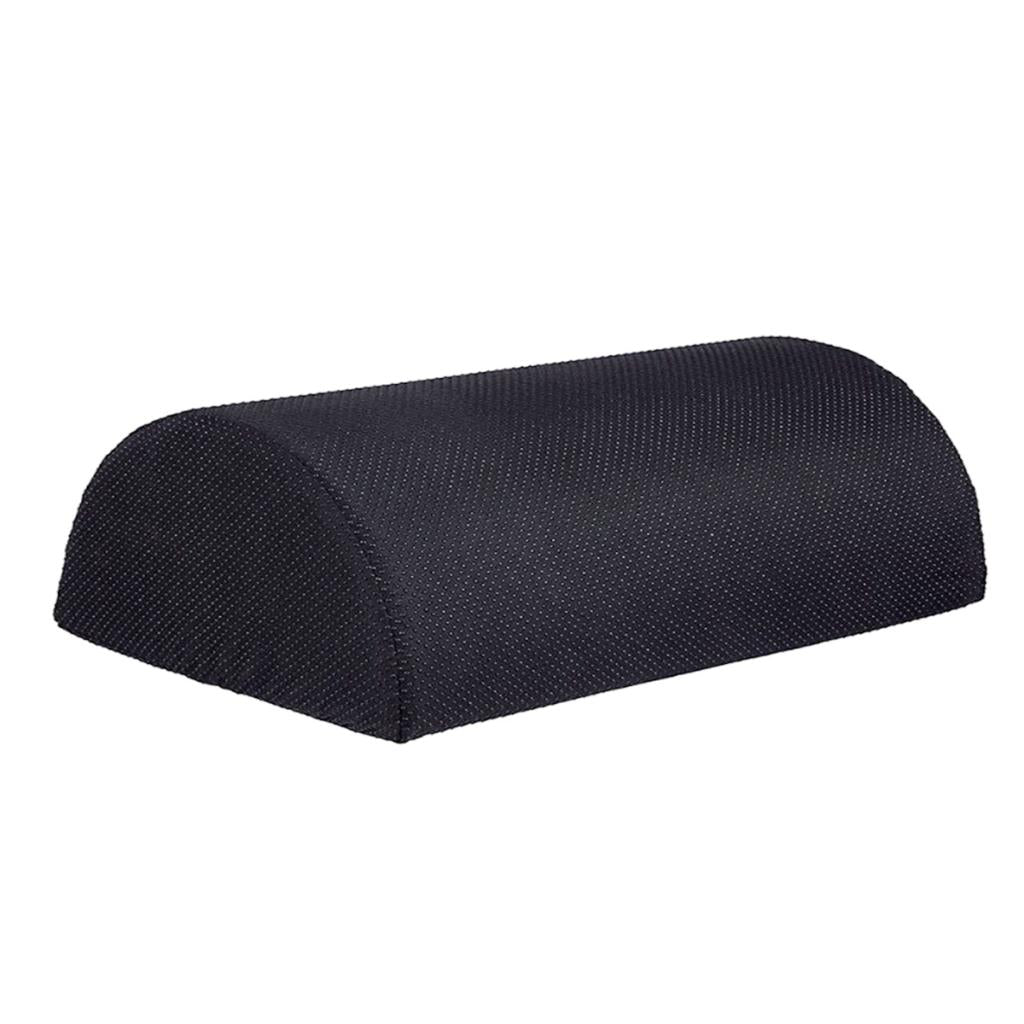 Memory Foam Office Under Desk Foot Rest Pillow Knee Cushion Non Slip Black