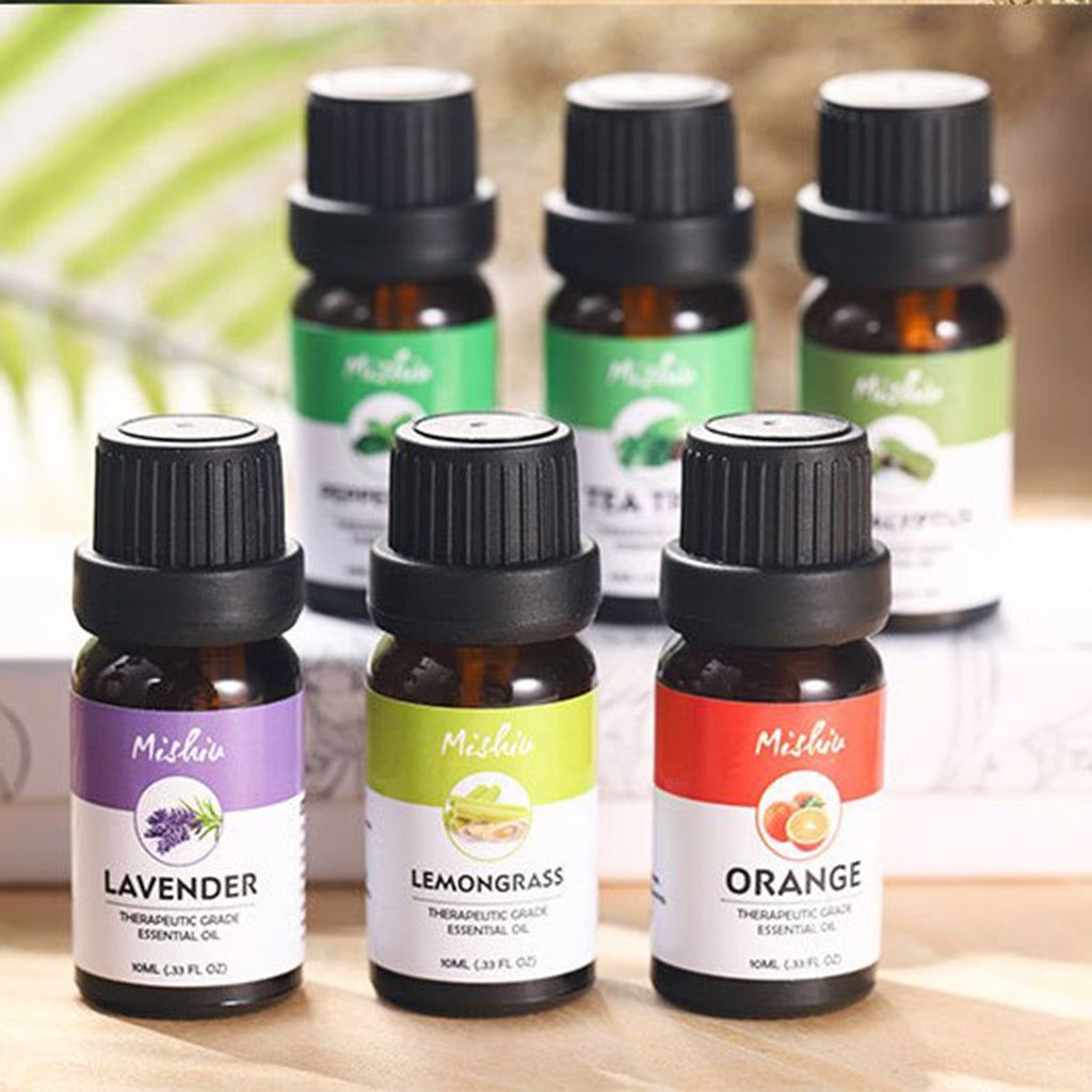 6Pcs/Set 10ml Natural Plant Massage Fragrance Aromatherapy Essential Oils