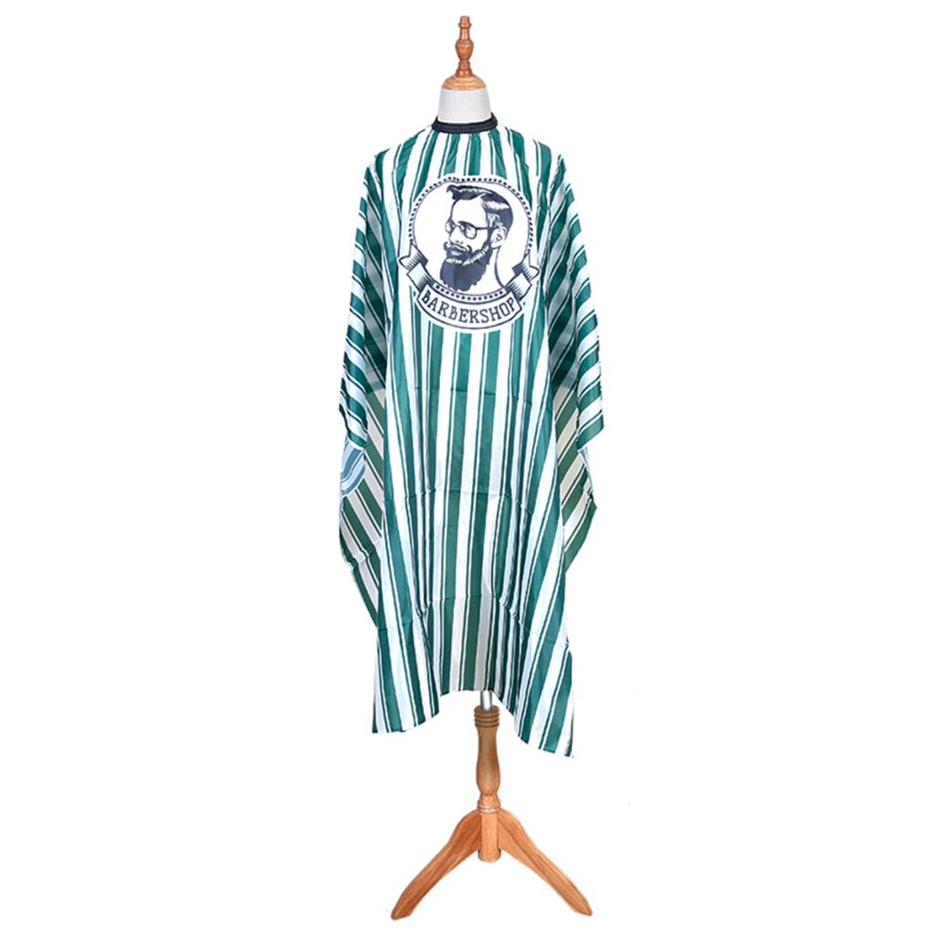 Salon Stripe Hairdressing Cape Waterproof Barber Haircutting Gown Wrap Cloth