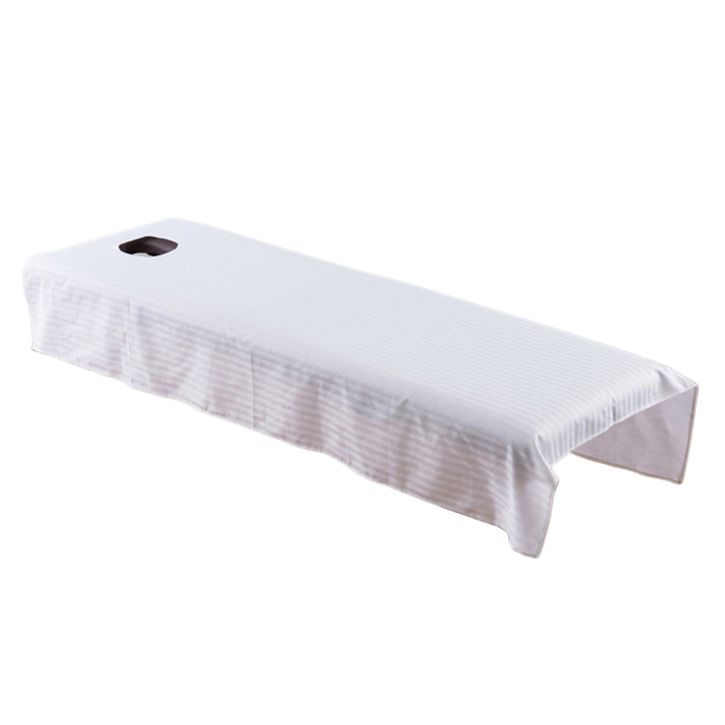 Beauty Massage SPA Treatment Bed Table Cover Sheet 120 x 190CM White