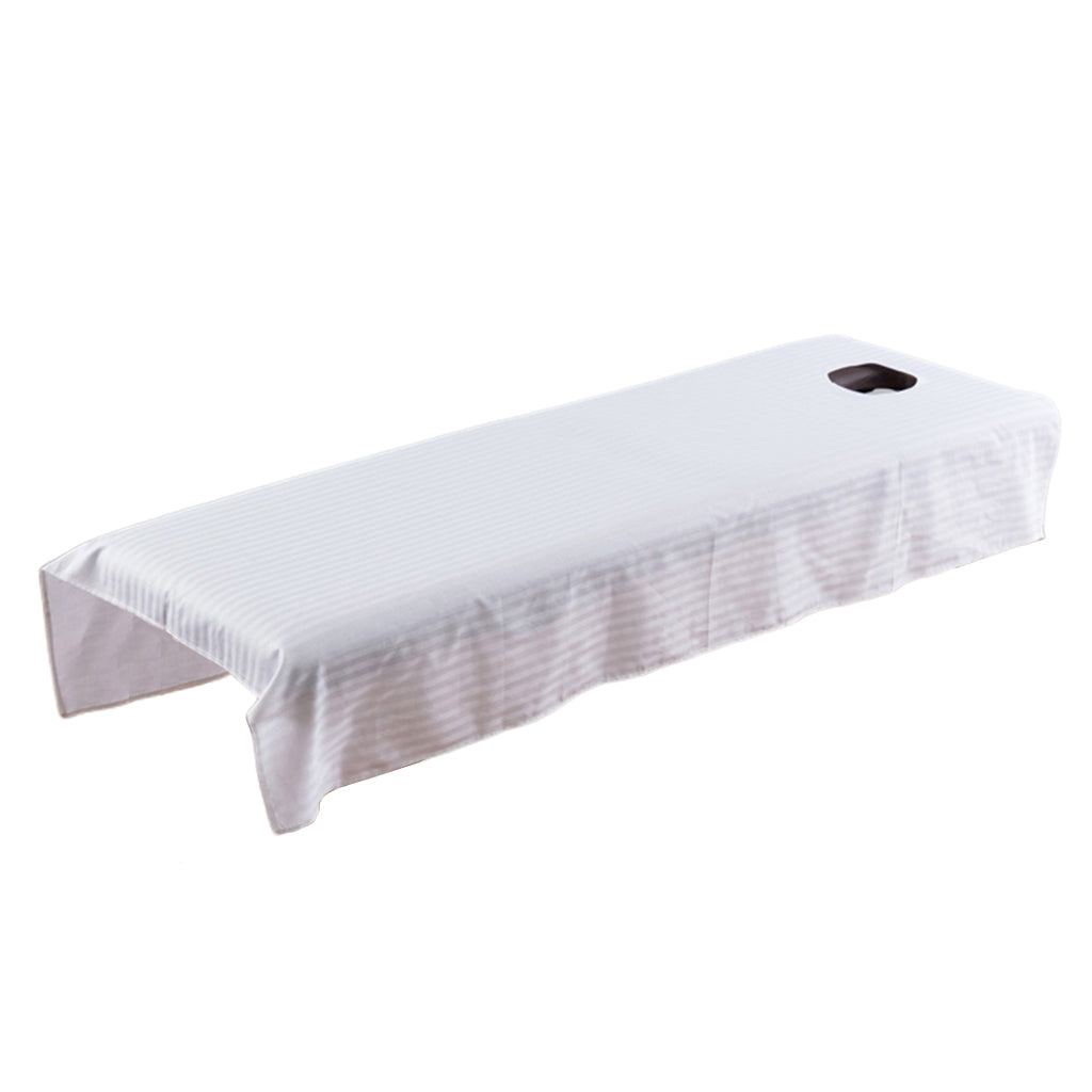 Beauty Massage SPA Treatment Bed Table Cover Sheet 120 x 190CM White